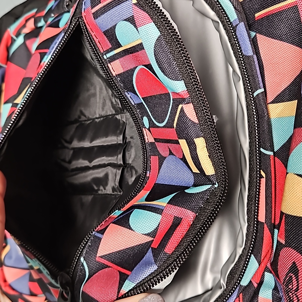 Roxy Multi Colored Laptop Backpack With Tons Of S… - image 6